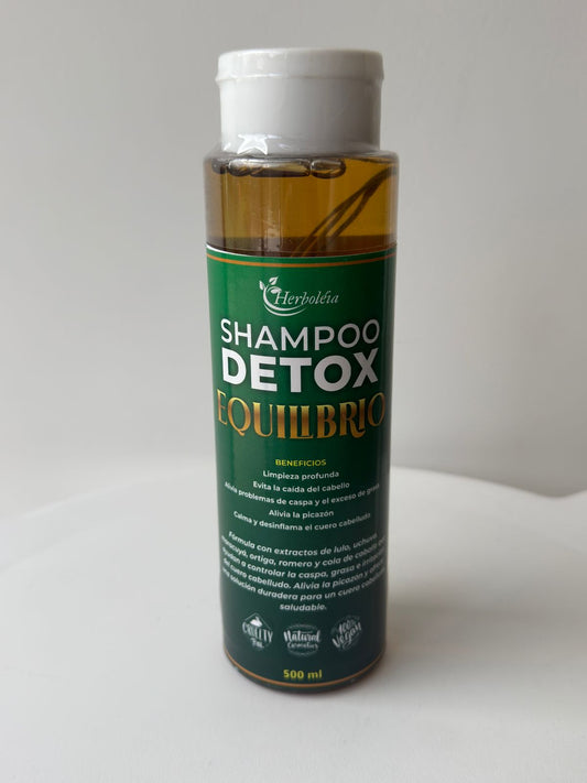 Champú Détox Equilibrio Limpia Elimina Impurezas y Grasa Del Cabello - Acondicionador - Mi tienda herboléia