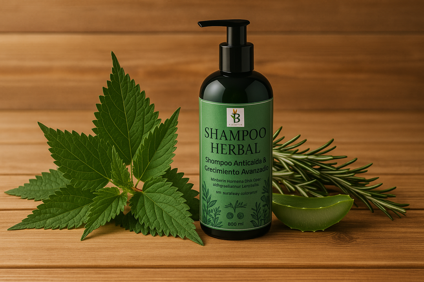 shampoo Anticaída y crecimiento Herbal intensivo