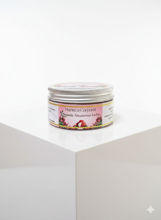 Crema Corporal de Lichia Antioxidante | Mantequilla Corporal Amazónica Natural