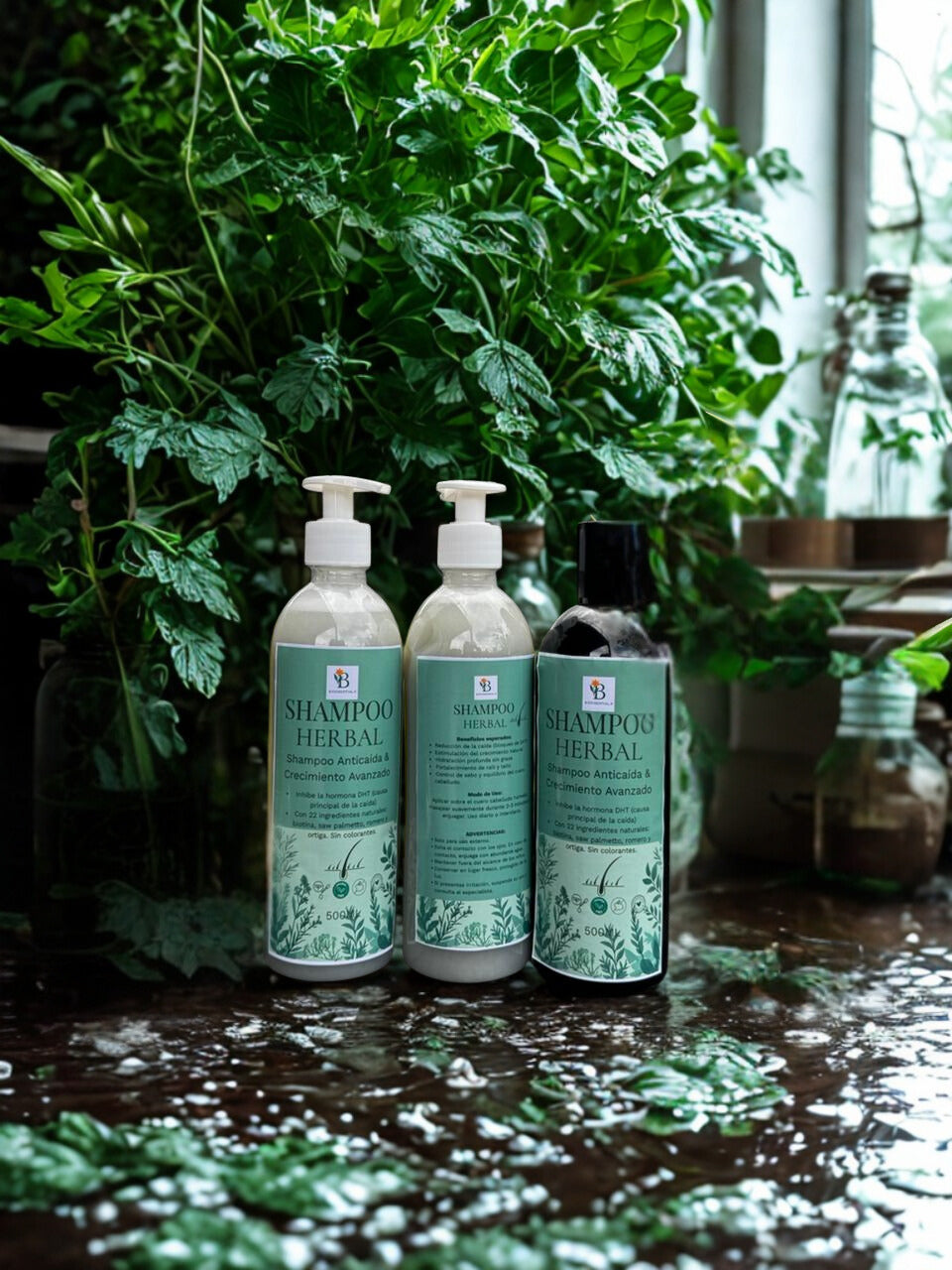 shampoo Anticaída y crecimiento Herbal intensivo