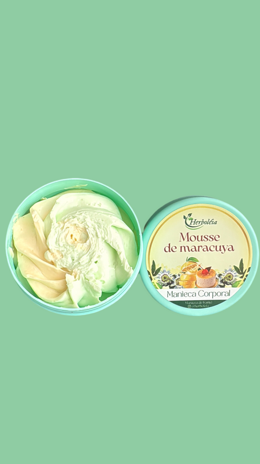 Crema Corporal de Maracuyá Mousse | Mantequilla Corporal Tropical Hidratante