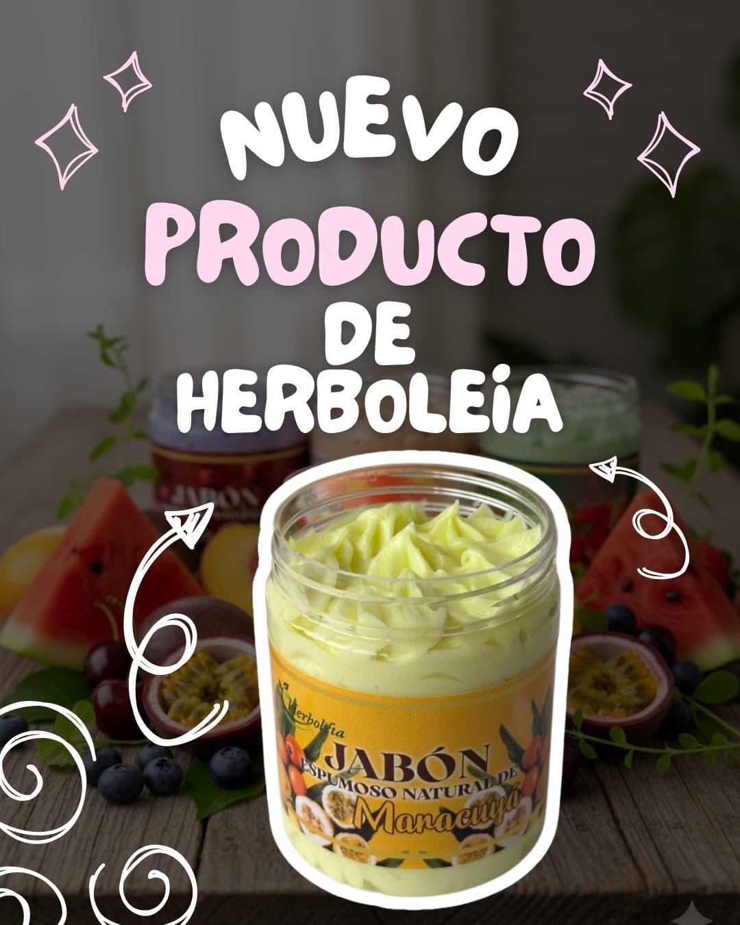 Jabón Espumoso Corporal - Mi tienda herboléia