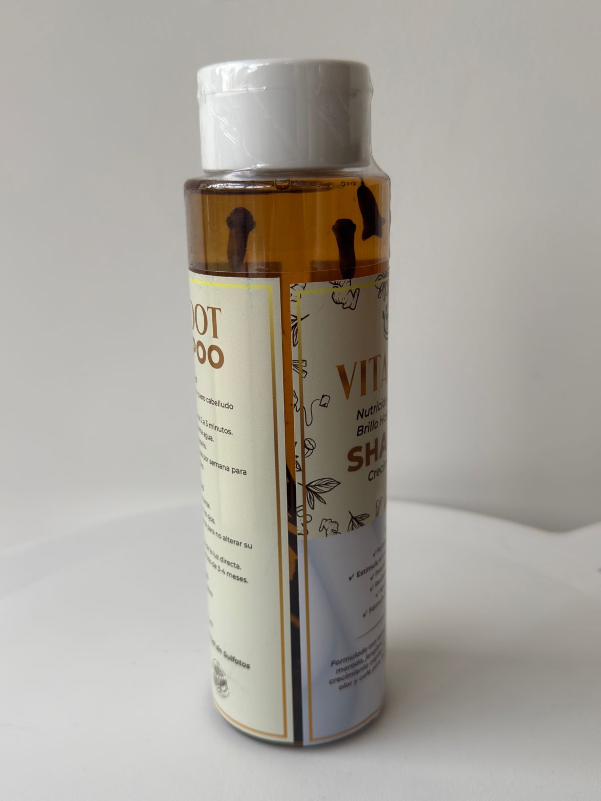 Champú Cebolla Morada Jengibre Clavo Café Canela