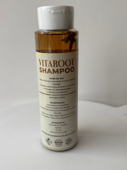 Champú Cebolla Morada Jengibre Clavo Café Canela