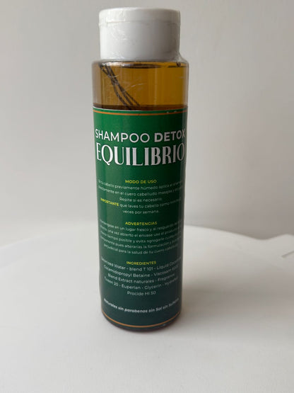 Champú Détox Equilibrio Limpia Elimina Impurezas y grasa del cabello