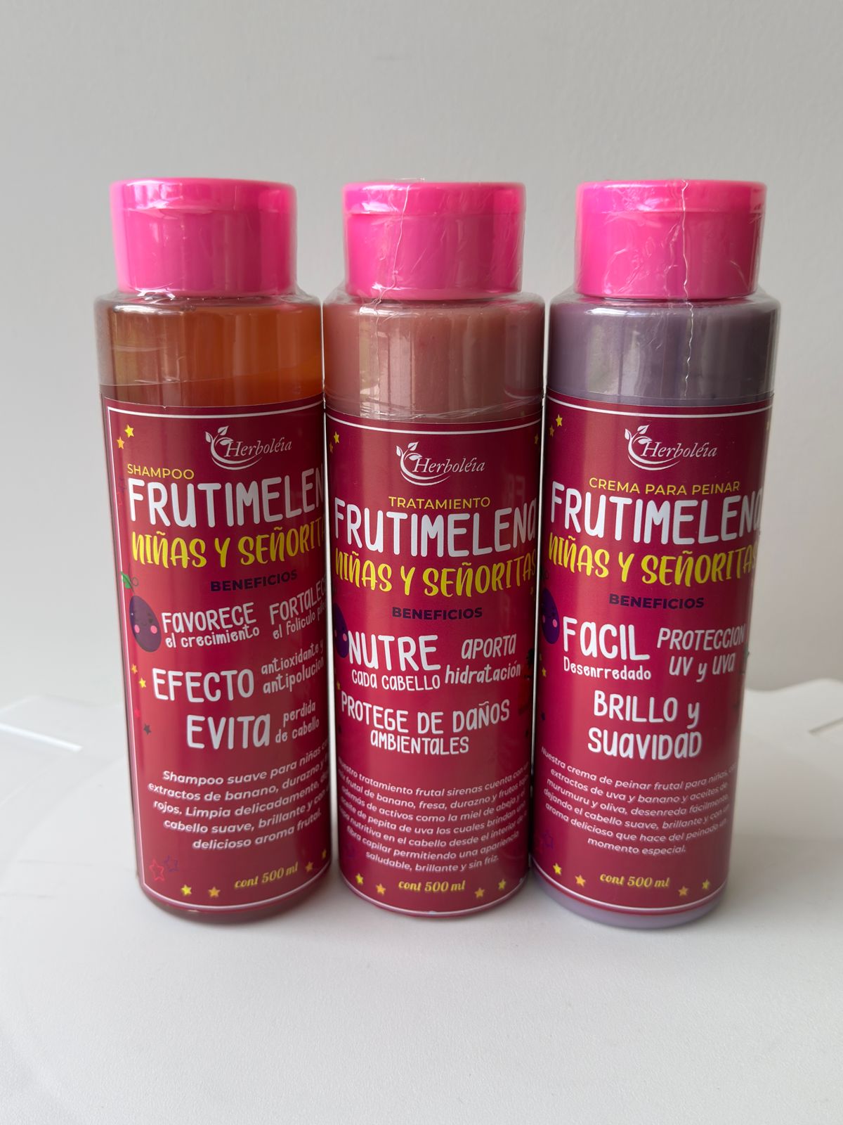 Champú Frutal Natural para Niñas y Señoritas - Crecimiento y Brillo