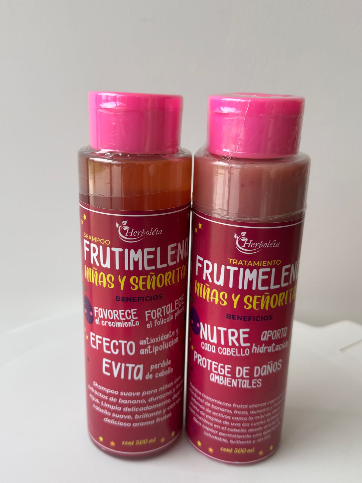 Champú Frutal Natural para Niñas y Señoritas - Crecimiento y Brillo