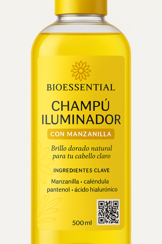 shampoo iluminador de manzanilla