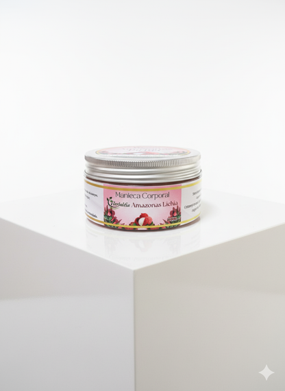 Crema Corporal de Lichia Antioxidante | Mantequilla Corporal Amazónica Natural