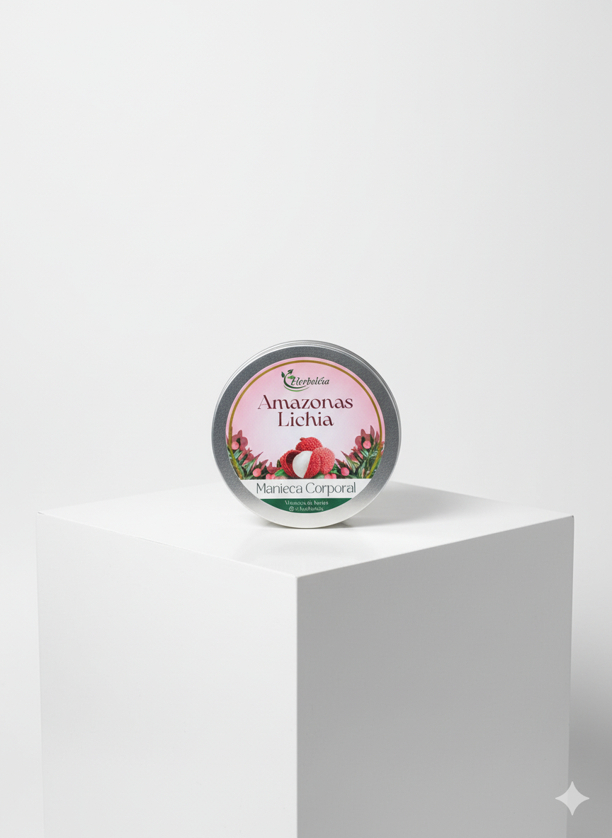 Crema Corporal de Lichia Antioxidante | Mantequilla Corporal Amazónica Natural