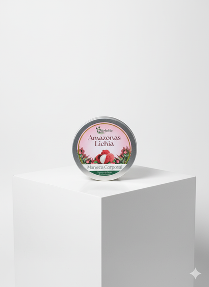 Crema Corporal de Lichia Antioxidante | Mantequilla Corporal Amazónica Natural