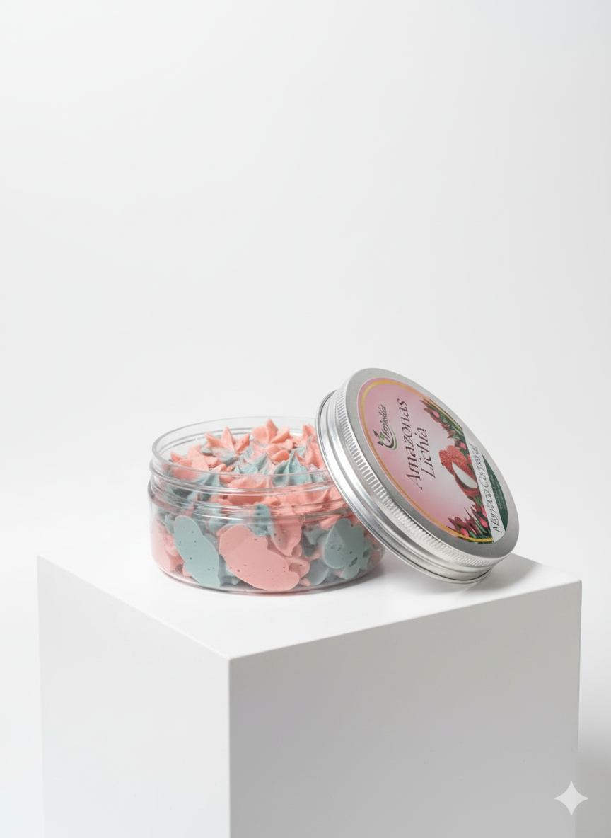 Crema Corporal de Lichia Antioxidante | Mantequilla Corporal Amazónica Natural