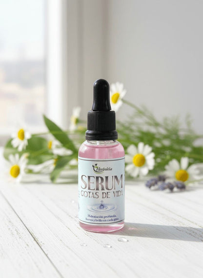 Serum antifrizz natural ingredientes botánicos Colombia - Herboléia