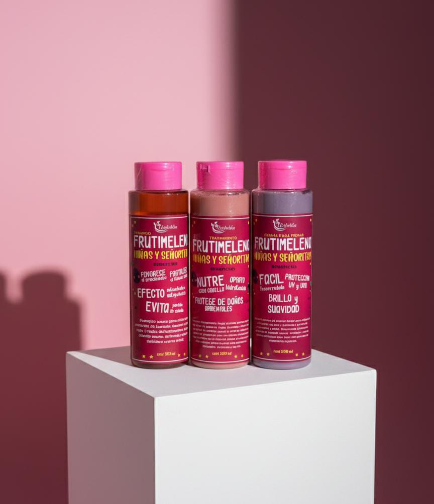 Champú Frutal Natural para Niñas y Señoritas - Crecimiento y Brillo