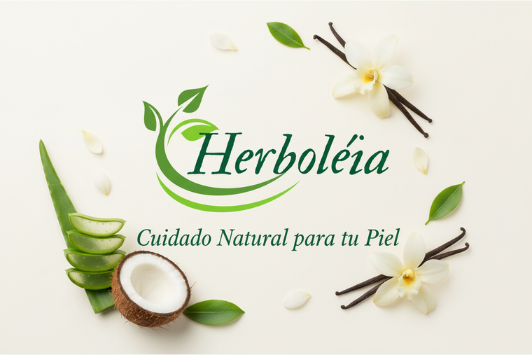 Banner pie de página Herboléia con logo