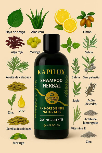 Champú anticaida fortalecimiento crecimiento hidratación ingredientes
