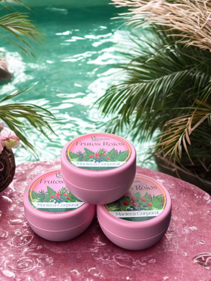 MANTEQUILLA CORPORAL FRUTOS ROJOS hidratante piel seca psoriasis