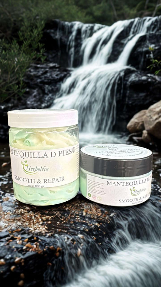 Crema para Pies Secos y Agrietados | Mantequilla Reparadora de Pies anti hongos Natural