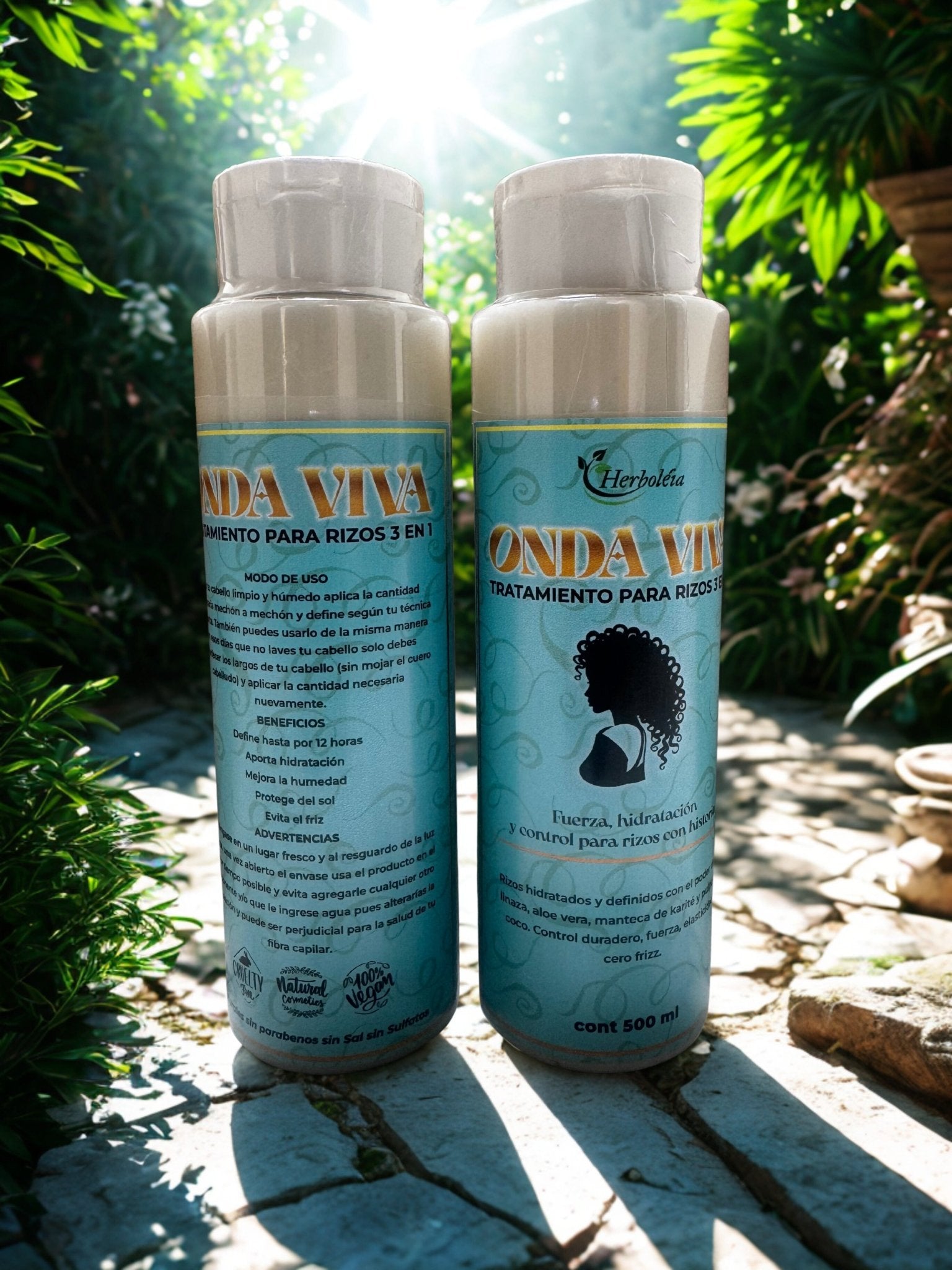 Tratamiento Capilar para Rizos | Hidratación, Fuerza y Brillo control frizz - Mi tienda herboléia